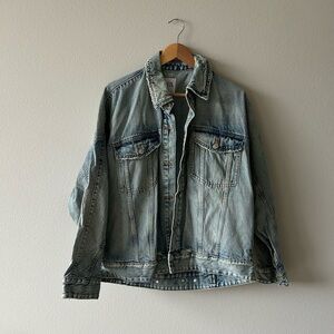 Women's Distressed Denim Zara Jacket